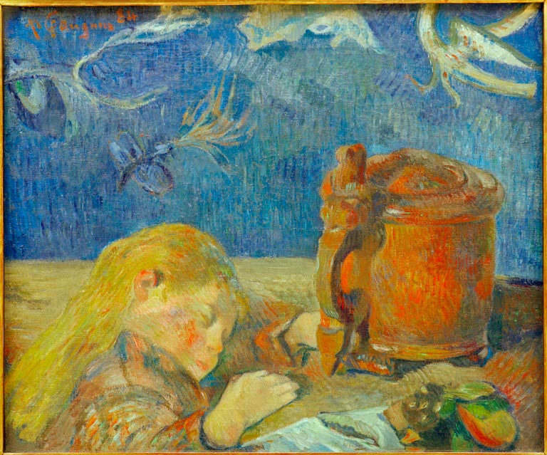 Portrait de Clovis Gauguin (L'enfant endormi)