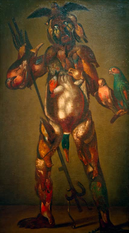 Der Vogelfänger | Giuseppe Arcimboldo