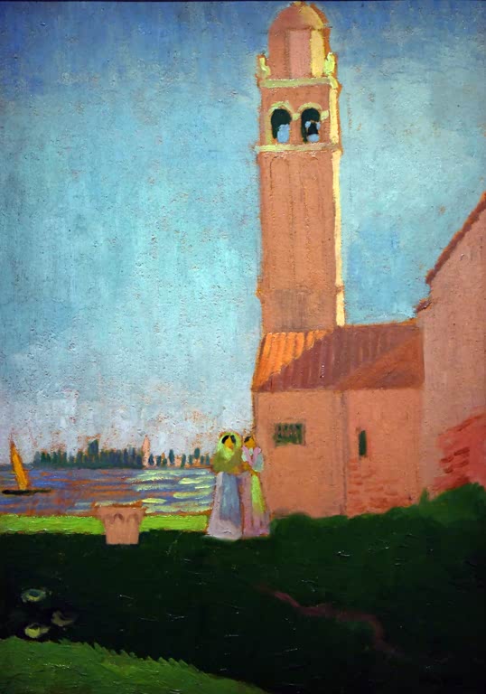 Église sur la lagune