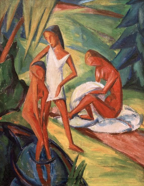 Drei Mädchen am Wasser I