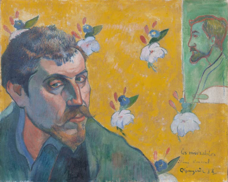 Autoportrait avec le portrait de Vincent van Gogh