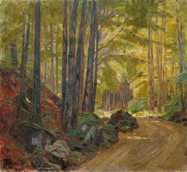 Waldstraße bei Schärfling
