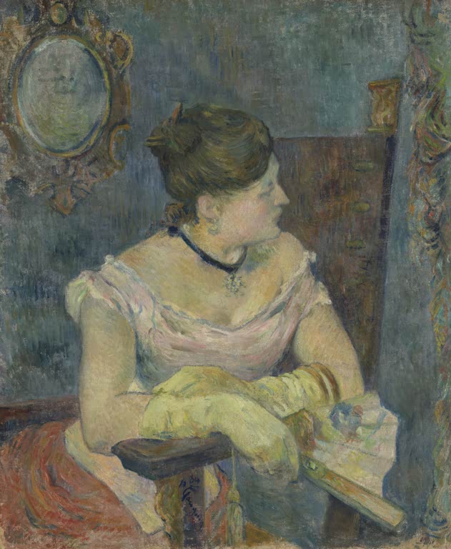 Mette Gauguin in Evening Dress