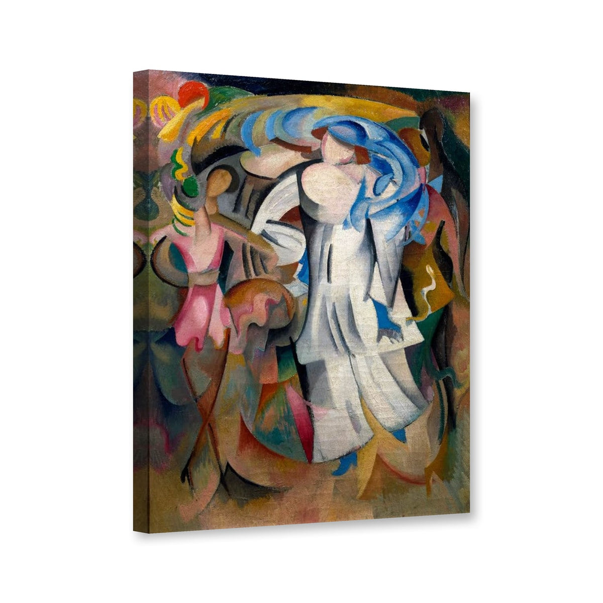 Jacqueline Marval beim Van-Dongen-Ball von Alice Bailly als Leinwand – Perspektivansicht